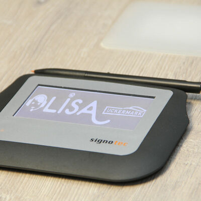 Bild vergrößern: LISA-Unterschriftenpad