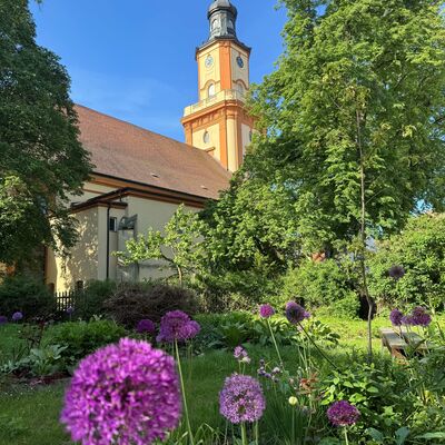 Bild vergr&ouml;&szlig;ern: Garten am Pfarrhaus Templin, Foto Bernd Schumann-B�hnke