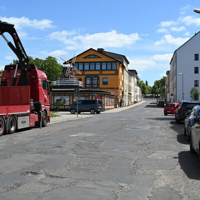 Bild vergr&ouml;&szlig;ern: Sperrung Winterfeldstra�e Prenzlau