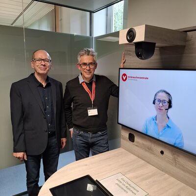 Bild vergr&ouml;&szlig;ern: Bernd Rohloff und Tom Janneck